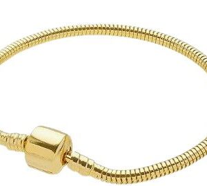 PULSEIRA AÇO BERLOQUE 17CM DOURADO